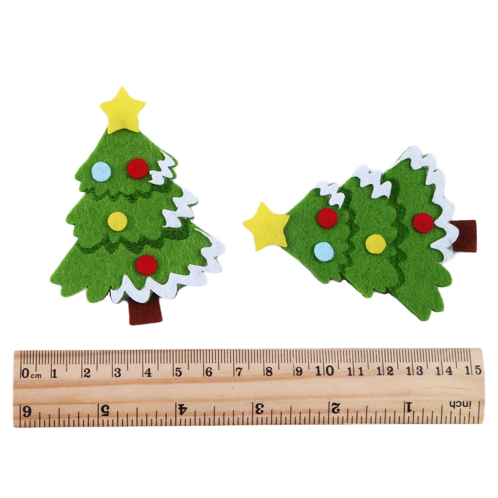 David accessories ladybug cherry snowman Christmas tree non-woven patch,DIY Halloween Decoration gift wrap,20Yc4261 - Цвет: 1069101001