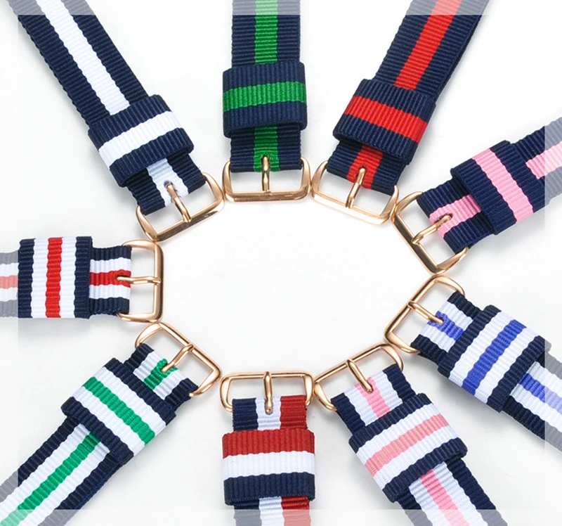 Высококачественный нейлоновый ремешок для наручных часов dw Nato армейский