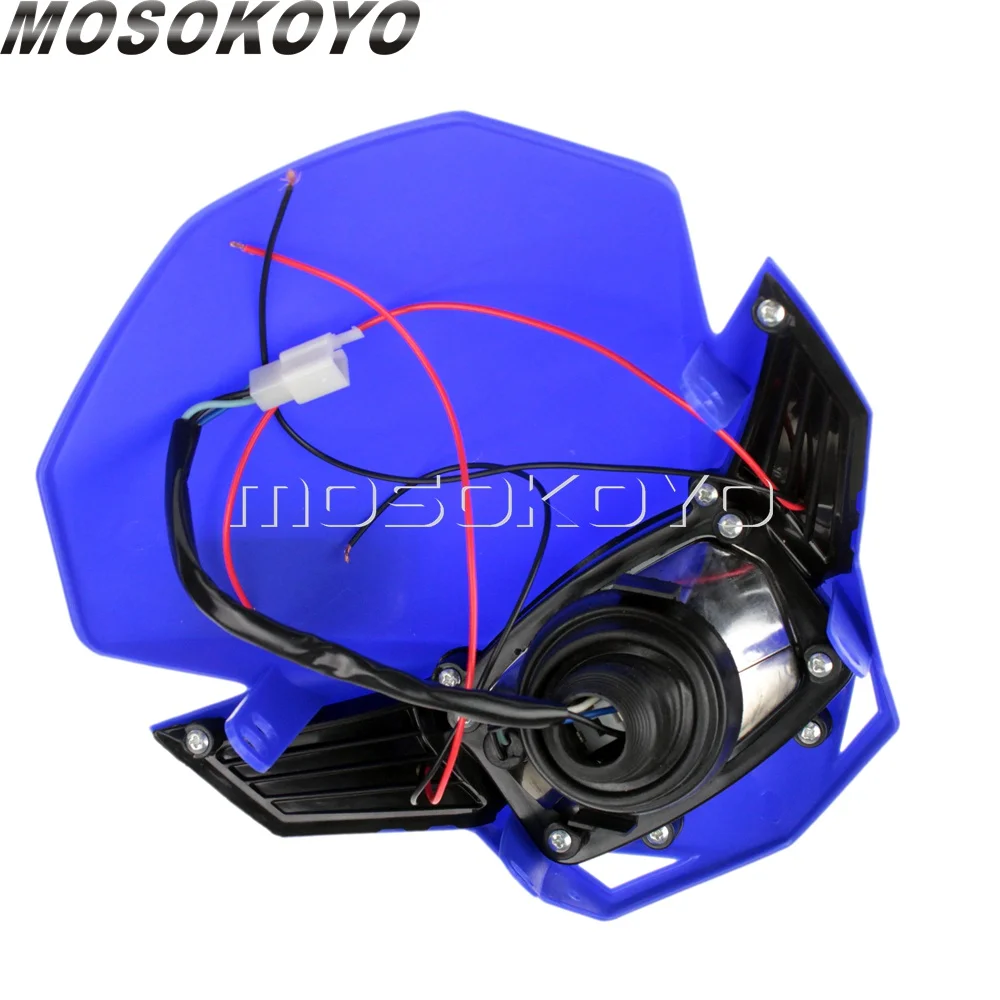 Мотокросса внедорожных фар w/ LED Сигнал поворота подходит для Yamaha Honda WR 450 250 YZ TTR XT660
