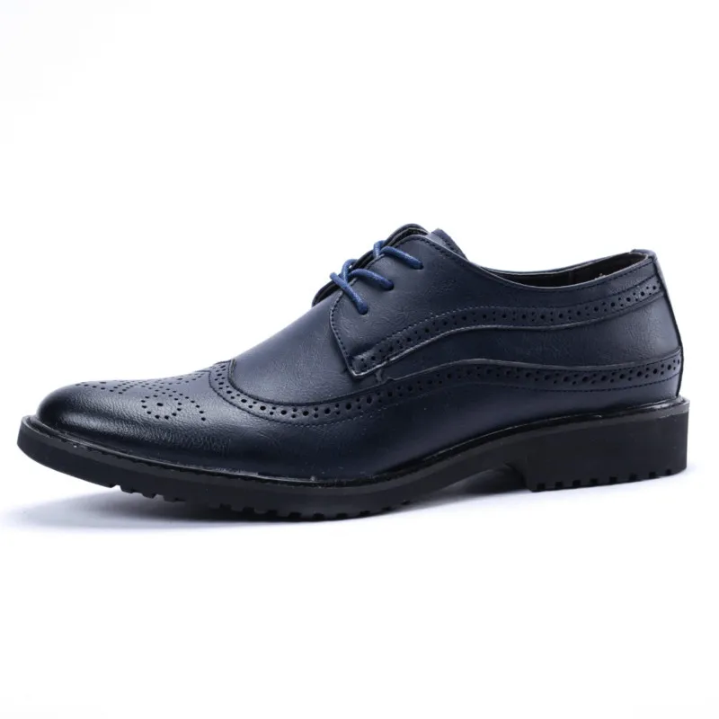 2018 Men Soft Comfort Leather Shoes Men's Spring New Fashion Style Minimalist Design Business Dress Casual Flat | Обувь