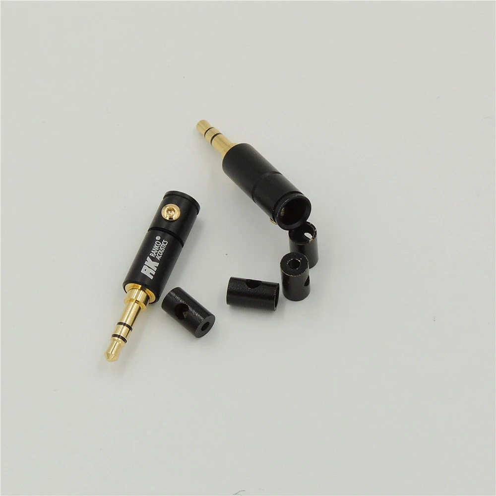 Фото 3 5 мм полюса trs стерео штекер разъем для наушников аудио кабель соединитель DIY 3 5 мм полюса trs стерео штекер разъем для наушников аудио кабель соединитель DIY