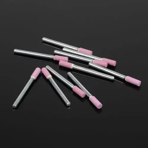 Точильный роторный инструмент 10x камень для ЗАТОЧКИ ЦЕПНОЙ ПИЛЫ хвостовик 3 мм