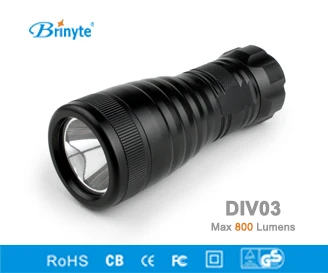 Светодиодный светильник рь для дайвинга Brinyte DIV03 CREE XML2 200 лм светодиодный фонарь