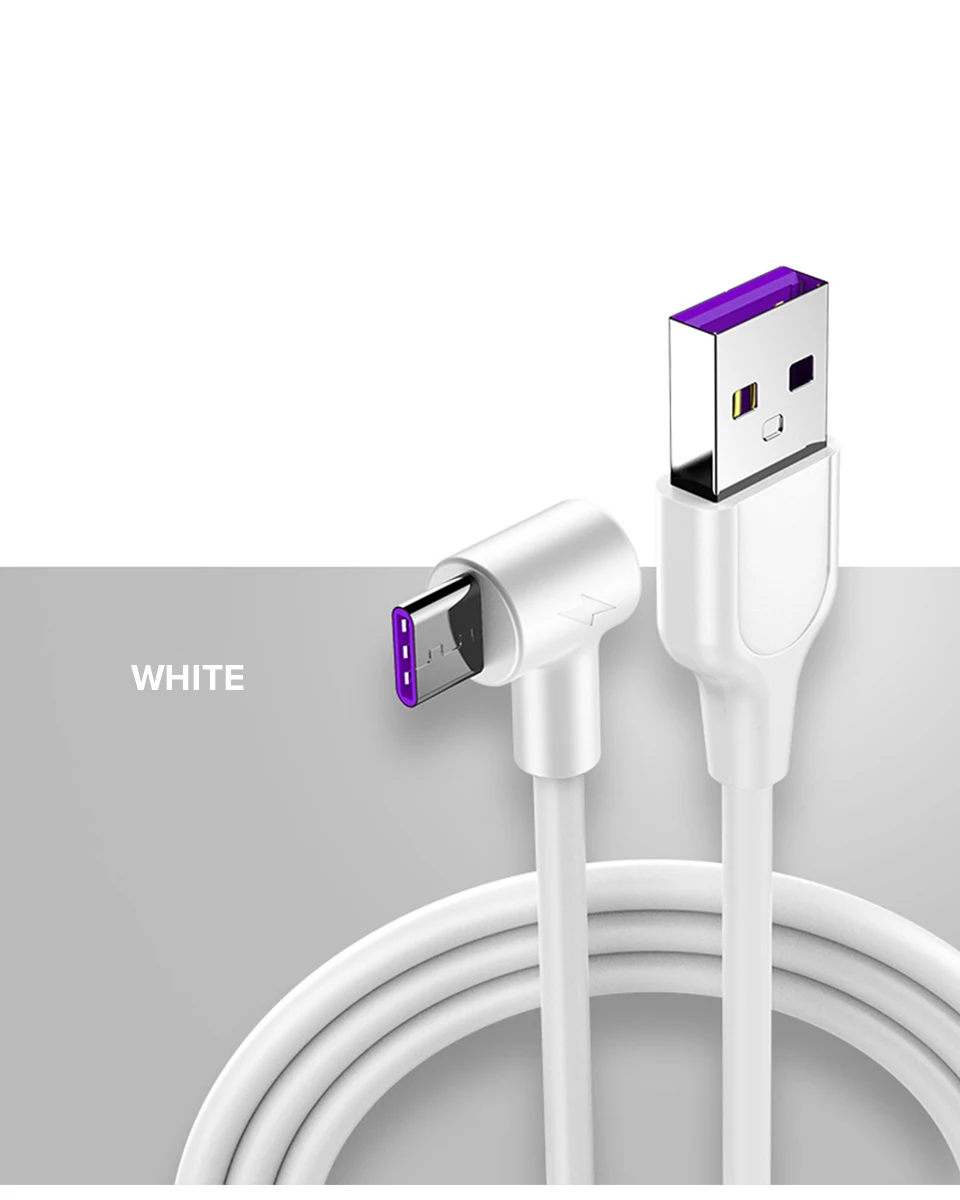 Usb type-C зарядный кабель для телефона type-C Usb Kablo для huawei P20 P30 P10 mate 20 Pro Honor 10 9 20 5A супер зарядный кабель 2 метра