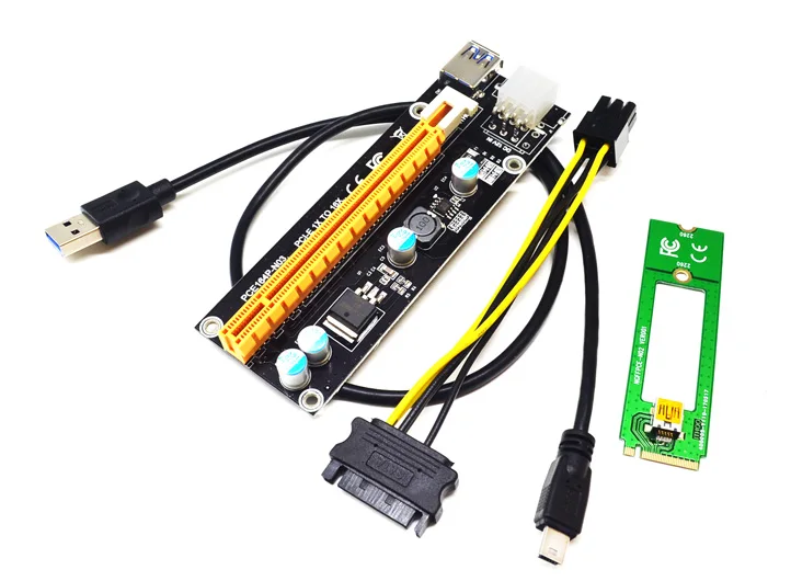 Новинка 1X к 16X M2 NGFF PCI E Express расширитель переходная карта адаптер 60 см USB 3 0 кабель