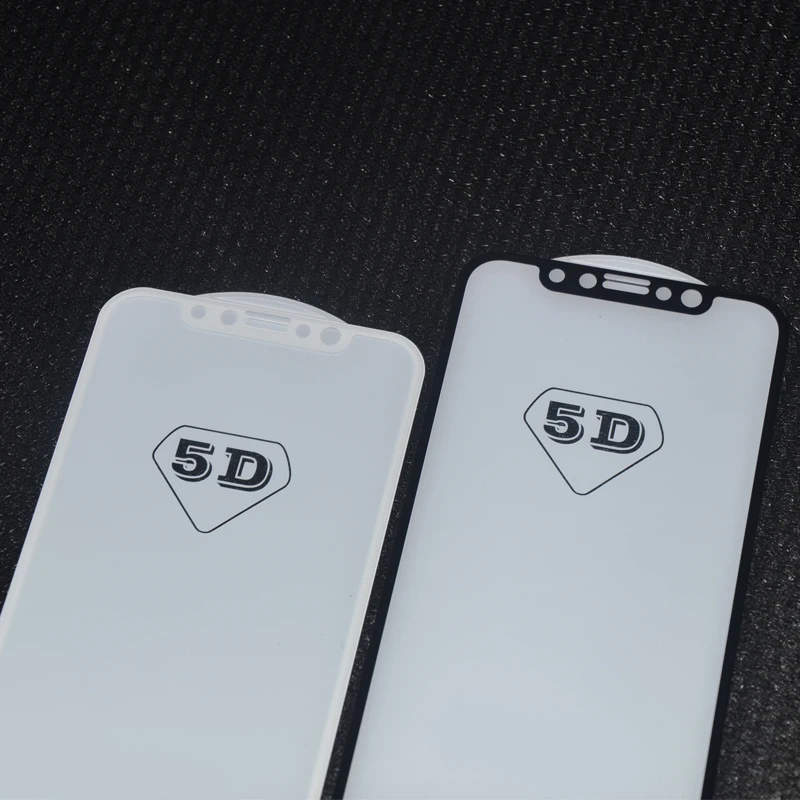 Wangcangli оптовая продажа 5D Plasma полное покрытие стекло для iPhone X защита экрана