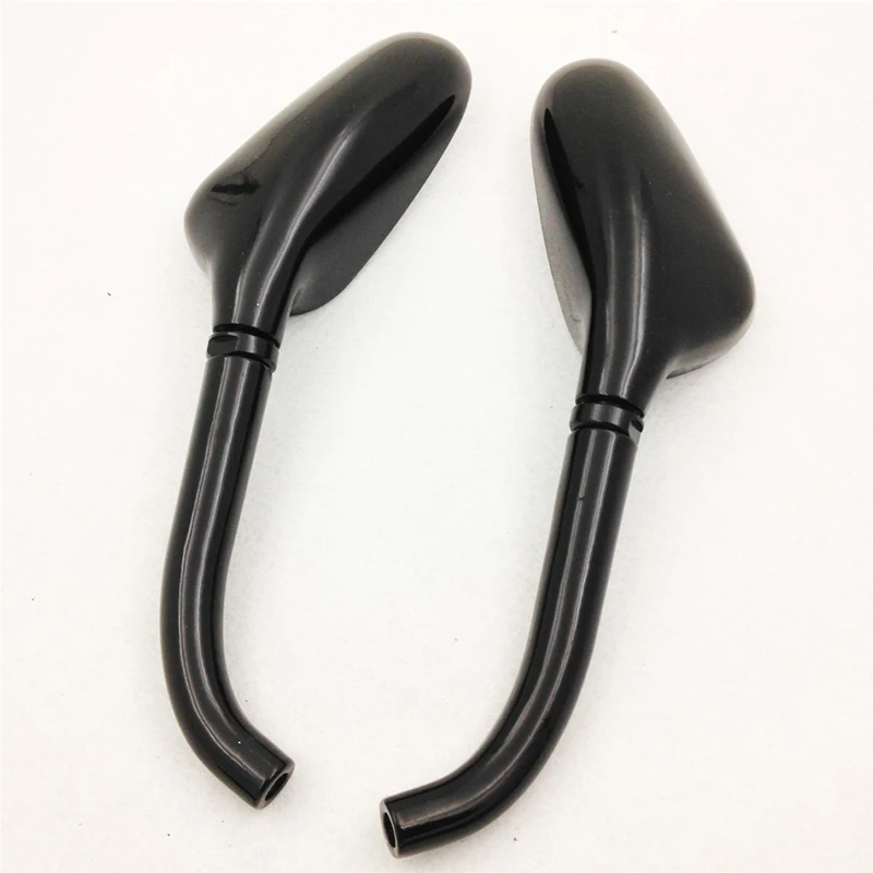 Бесплатная доставка для черных универсальных небольших мотоциклетных зеркал