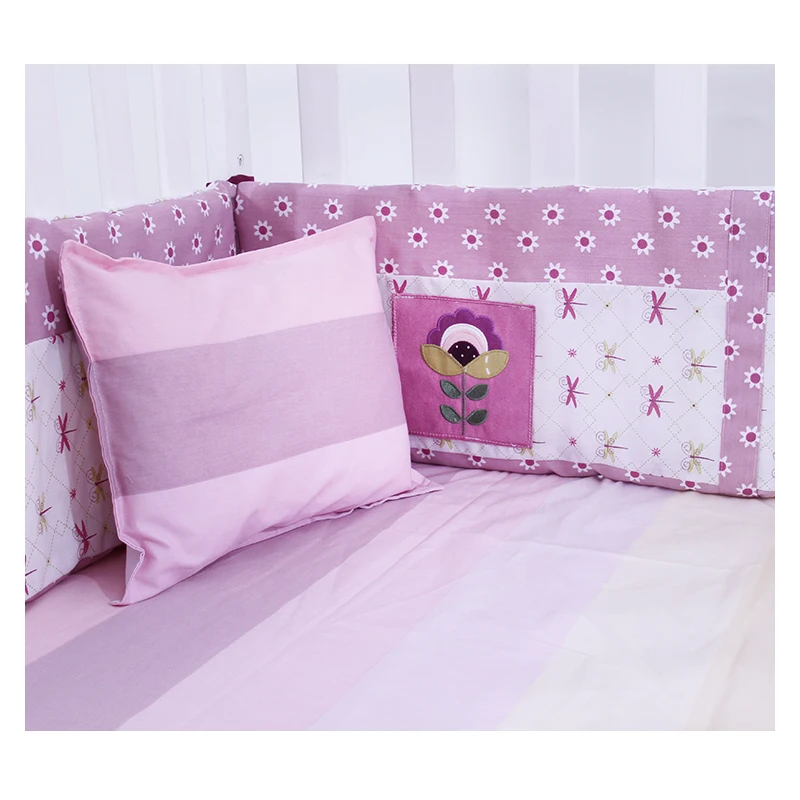 Комплект постельного белья для новорожденных хлопковая детская кроватка с