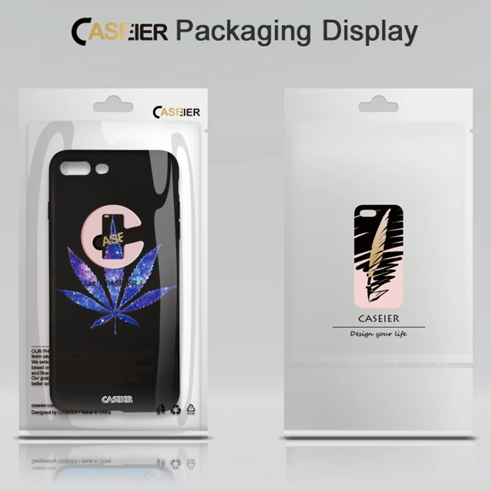 CASEIER Soft TPU Phone Case For iPhone X Luxury Leaves Patterned Black Cases 6 6s Plus 7 8 Sexy Funda Capinha |
