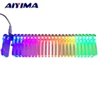 AIYIMA KS25 Звуковое управление VU Meter кристальная звуковая колонка измеритель уровня звука светодиодный музыкальный спектр Наборы сделай сам VU Tower для домашнего кинотеатра