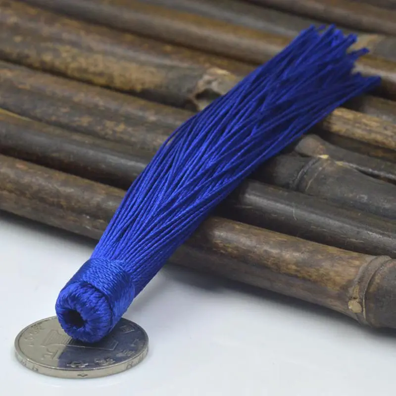 

12pcs/lot Chinese knot tassels silk fringe bangs flower tassel trim decorative tassels for curtains home decoration accessorie