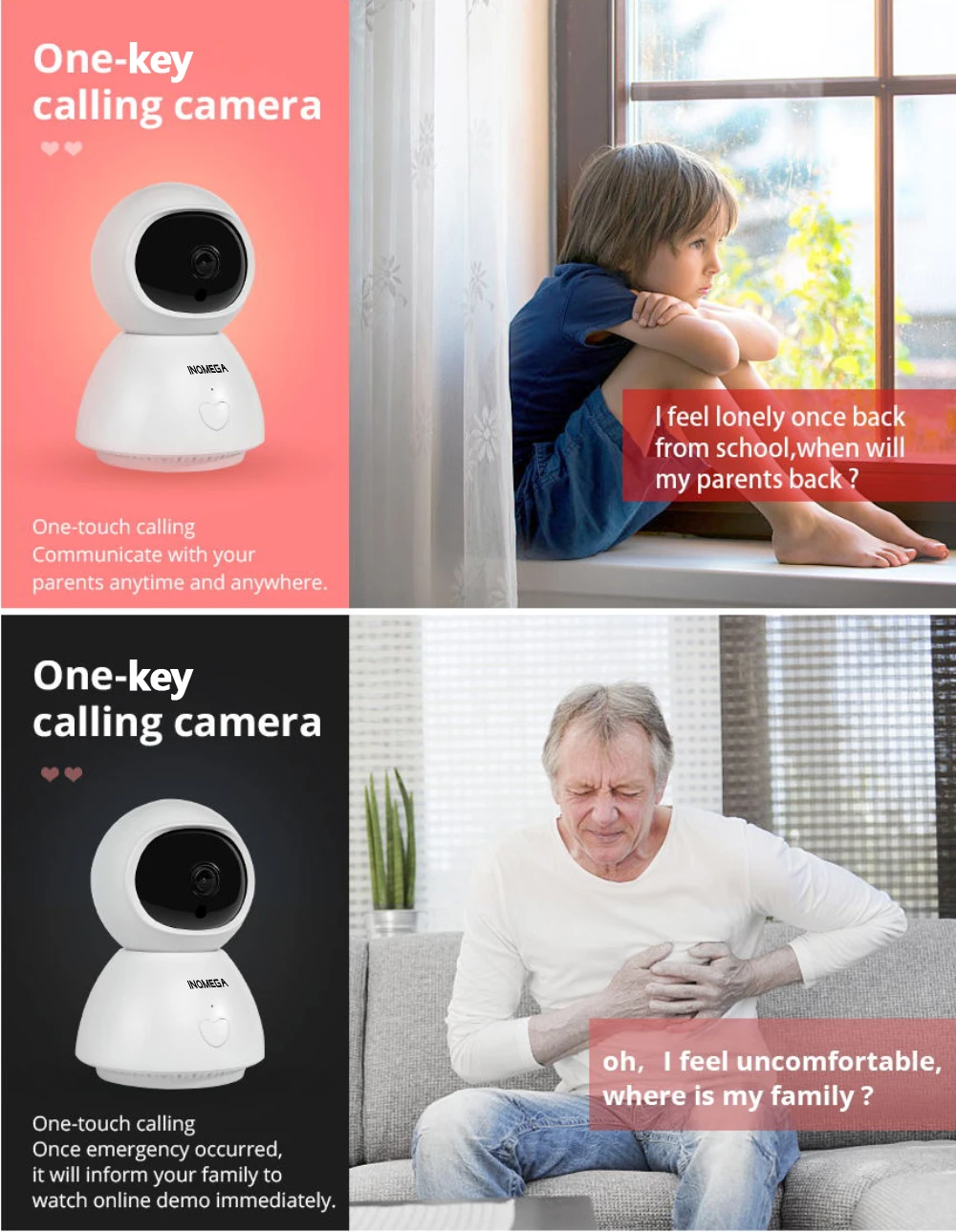 INQMEGA облачная Беспроводная ip-камера 1080P приложение обратный вызов автоматическое отслеживание Домашняя безопасность CCTV сеть Wifi Cam