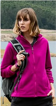 Woman Purple Tectop качественная уличная тонкая женская флисовая куртка мужская теплая ветрозащитная теплая куртка на молнии альпинистская походная зимняя куртка для отдыха - Цвет: Woman Purple