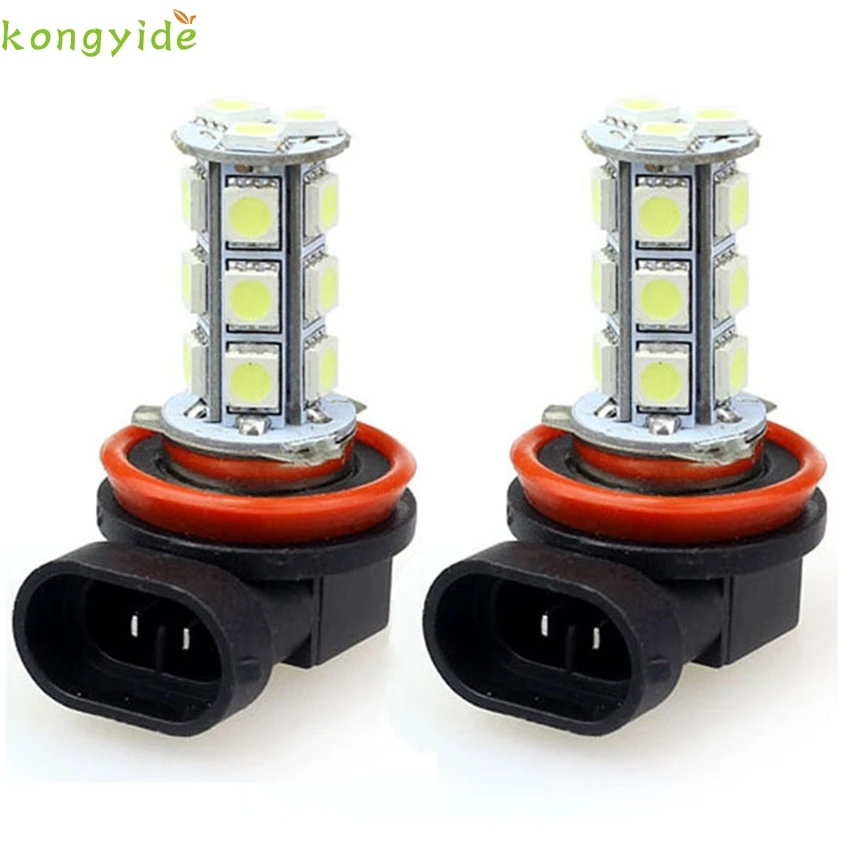 Высокое качество 2x H11 H8 18 светодиодный 5050 SMD автомобильный дневной
