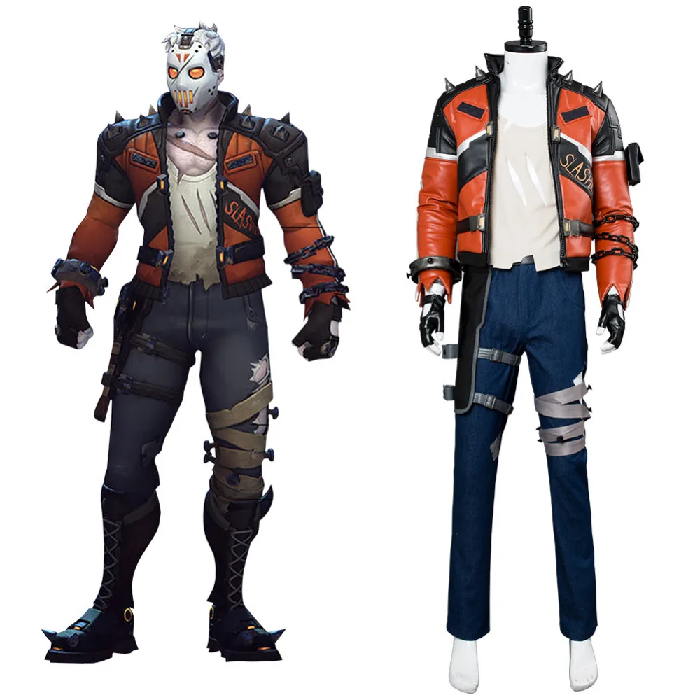 Костюм для косплея OW Soldier 76 костюм слашера из кожи солдата пиджак наряд взрослых и
