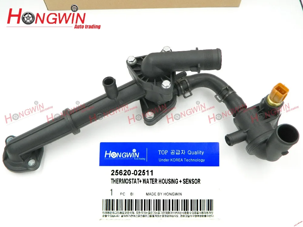 

25620 02511 Coolant Thermostat Fits KIA Picanto New Morning 04-10 Hyundai Amica Atos Atoz Santro 1.1L 2560002566,2565002560