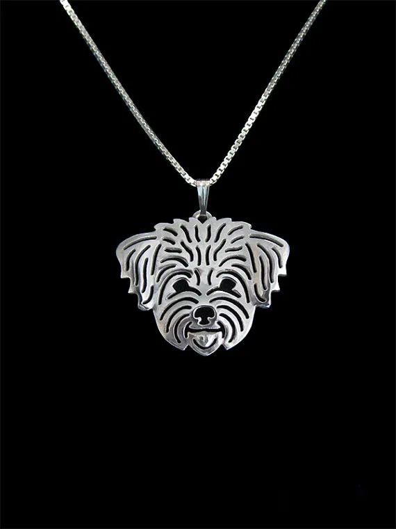 Трендовое ожерелье Lhasa Apso (в щенке/стрижка для домашних животных) женское