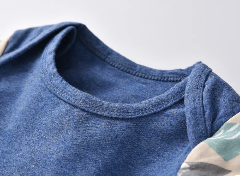 Осень 2020 стильный комплект одежды для маленьких мальчиков и девочек топ с