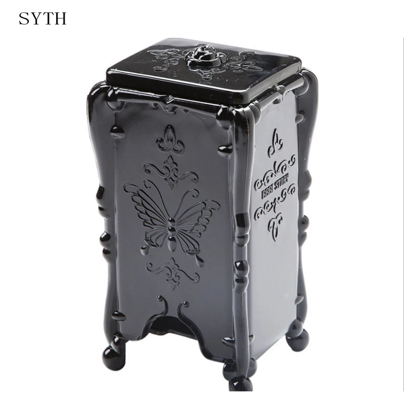 SYTH ватный диск, коробка для хранения макияжа, органайзер для косметики, коробки для хранения, органайзер для макияжа, аксессуары для стола, Органайзер