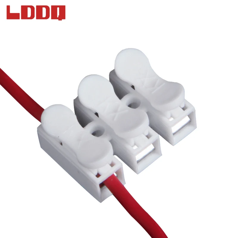 LDDQ 100 шт. CH 3 Весна быстрый соединитель провода 3P Электрические обжимных разъёмов