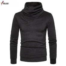 2018 Hot Sweater Pullover Men Male Brand Casual Slim Sweaters Men Soild Color Hedging Turtleneck Mens Sweater XXL