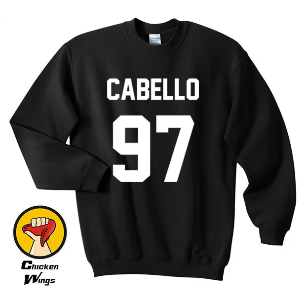 Camila Cabello рубашка 97 Fifth Harmony одежда свитер с круглым вырезом унисекс много цветов XS