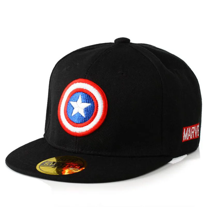 Captain(not mesh) 1 Doitbest/Летняя бейсбольная кепка в стиле хип-хоп для детей от 2 до 8 лет, капитан, Человек-паук, осенние детские солнцезащитные шляпы для мальчиков и девочек сетчатые бейсболки - Цвет: Captain(not mesh) 1