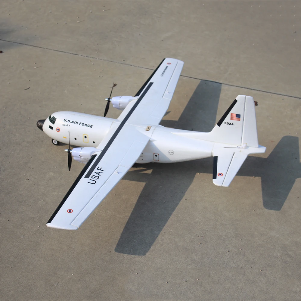 C 160 cargoтранс Твин Геркулес 1120 мм размах крыльев EPOS Warbird транспортный RC самолет
