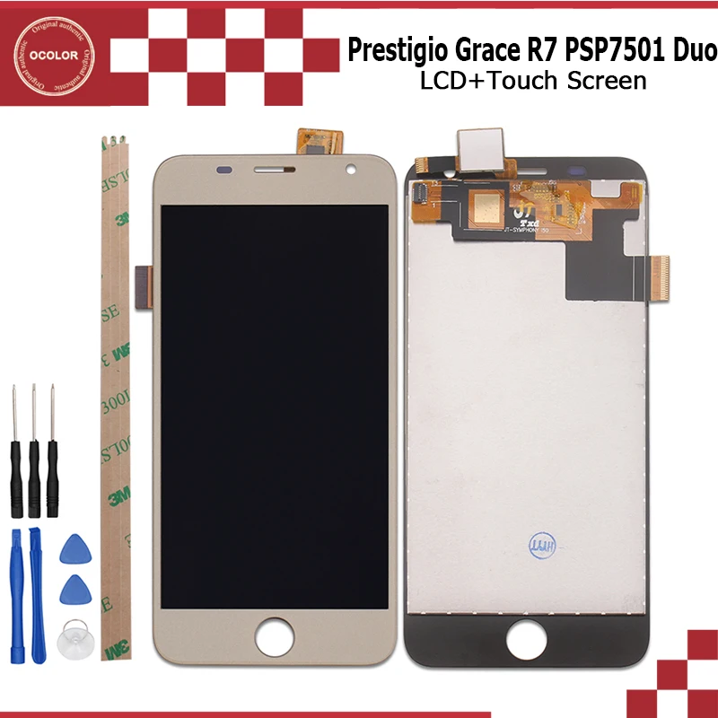 Ocolor 1280x720 для рrestigio Grace R7 PSP7501 Duo ЖК дисплей Дисплей и Сенсорный экран в сборе