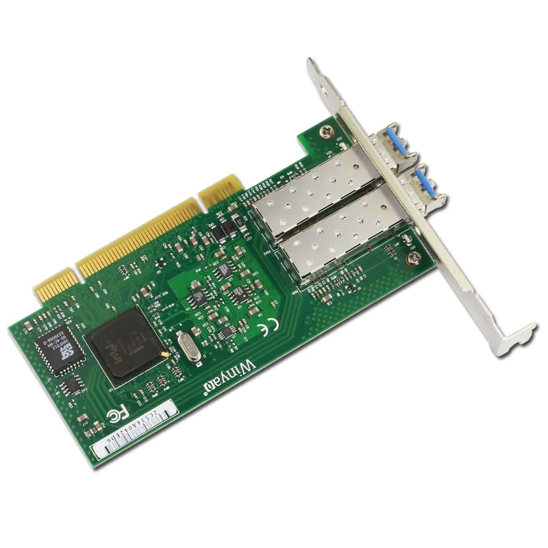 Winyao WY546DF-LX PCI настольная 2-портовая гигабитная волоконная lan Карта для 82546 PWLA8490LX
