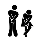 Акриловая Зеркальная Наклейка, украшение для дома, мебель в современном стиле, 3d наклейки на двери унитаза, с узором человека