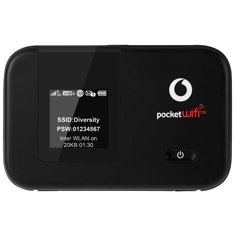 Карманный мини роутер Vodafone R215 Huawei E5372 Wi Fi 4G с разъемом для карты MicroSD знак