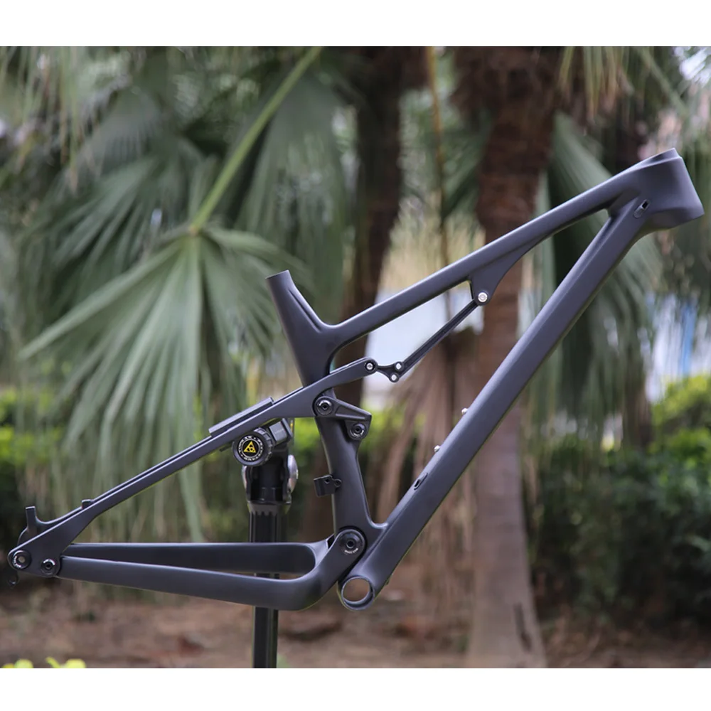 SGS протестированная полная подвеска T800 карбоновая MTB рама XC для беговых горных велосипедов карбоновая рама с BB92