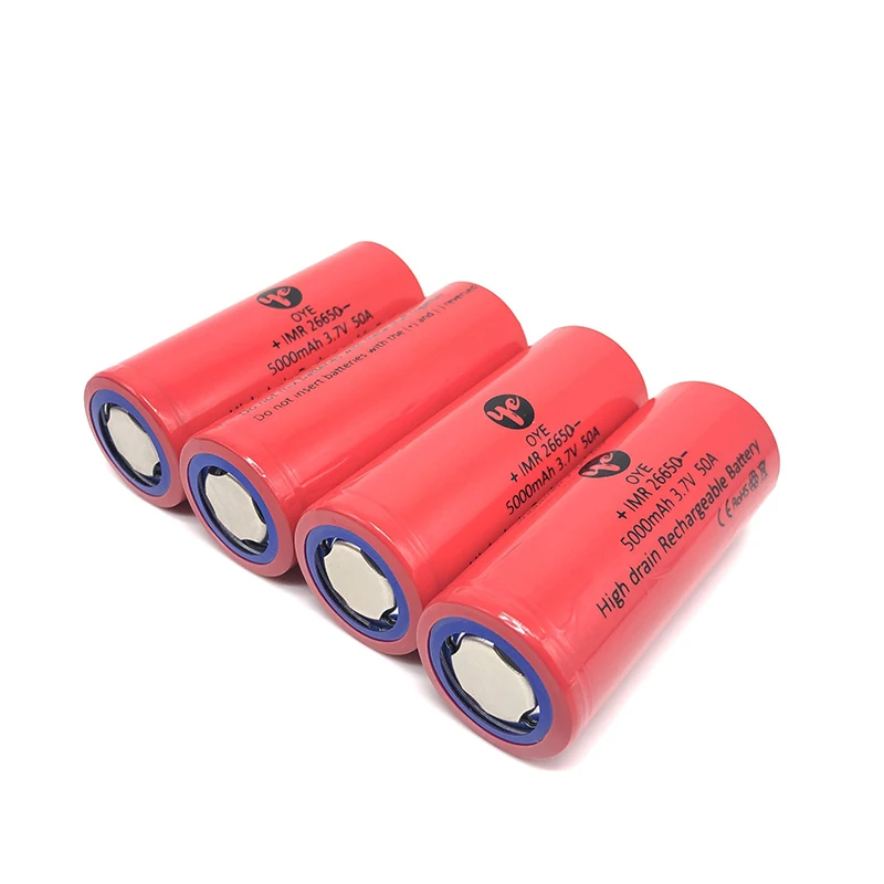 Оригинальная литиевая батарея 26650 5000mAh литий ионная 3 7 v аккумуляторная для блок