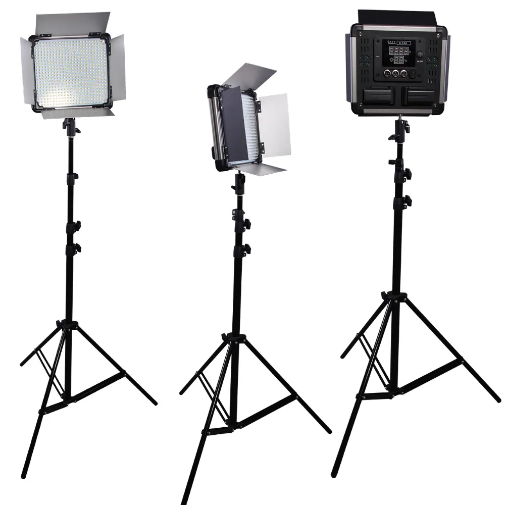 Фонарь светодиодный с дистанционным управлением 3 шт. 40 Вт 1500 люмен|led video light|video