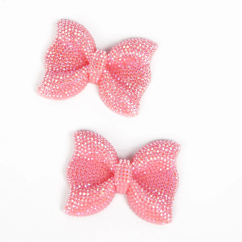 David accessories 53x41 мм ab цвет бантом 3d Смола бант для волос аксессуары для DIY повязка на голову аксессуары для головных уборов, 25Yc2270 - Цвет: 137782BE4B34
