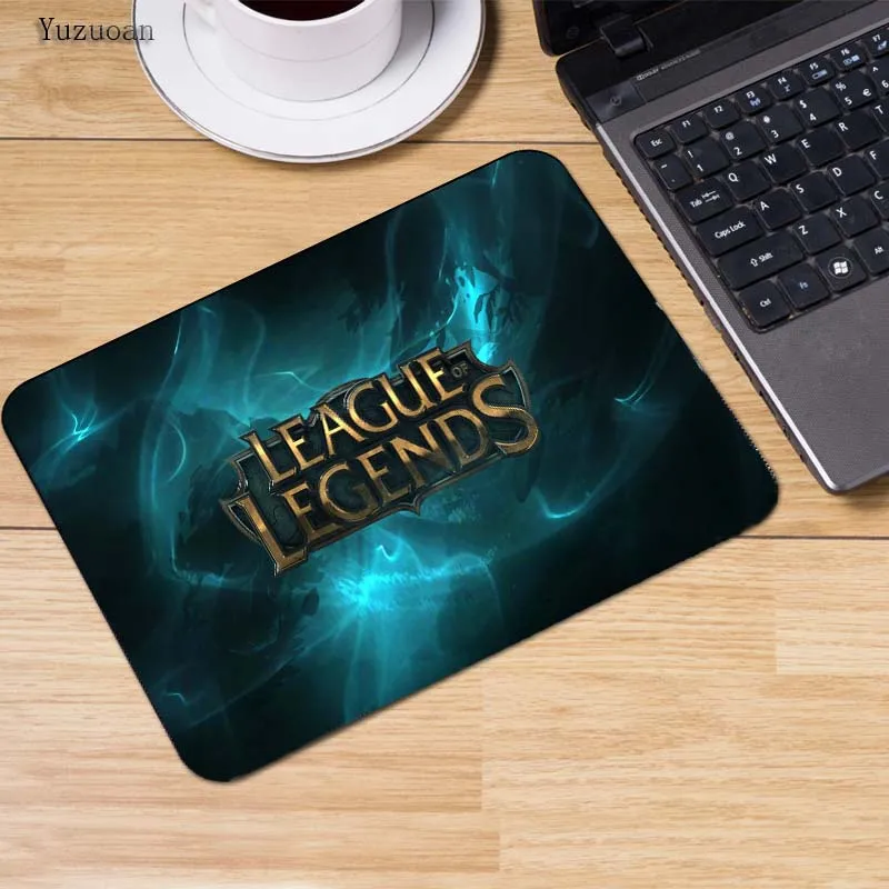 Коврик для мыши Yuzuoan League of legends коврик компьютерный 18*22 см игровой геймер