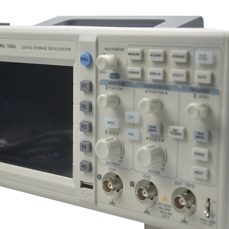 Высокая точность UNI-T UTD2052CEX/UTD2102CEX цифровой хранения осциллографы 2 канала 100 МГц 1Gs/a Scopemeter 7 дюймов ЖК-дисплей