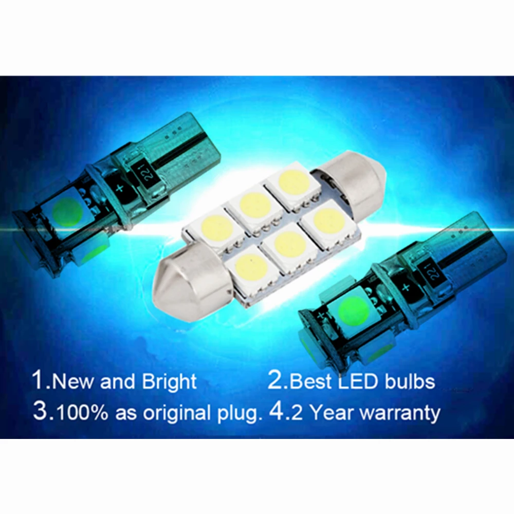 4pcs X Error Free LED Interior Light Kit Package For Honda Ciimo City Civic 2012 Accessories Reading Lamps | Автомобили и