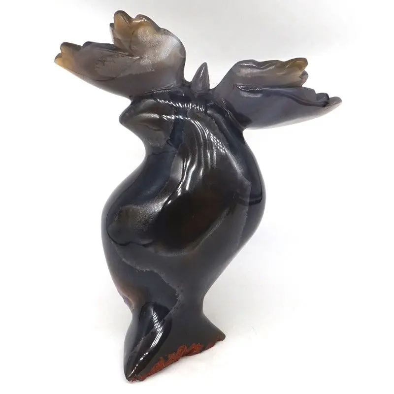 Статуя бабочка 8 6 дюйма естественная фотолампа резной кристалл ремесла домашний