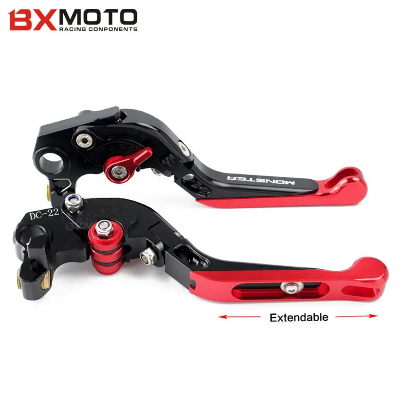 Регулируемые складные алюминиевые рычаги тормозной муфты для ducati monster 696 695 796