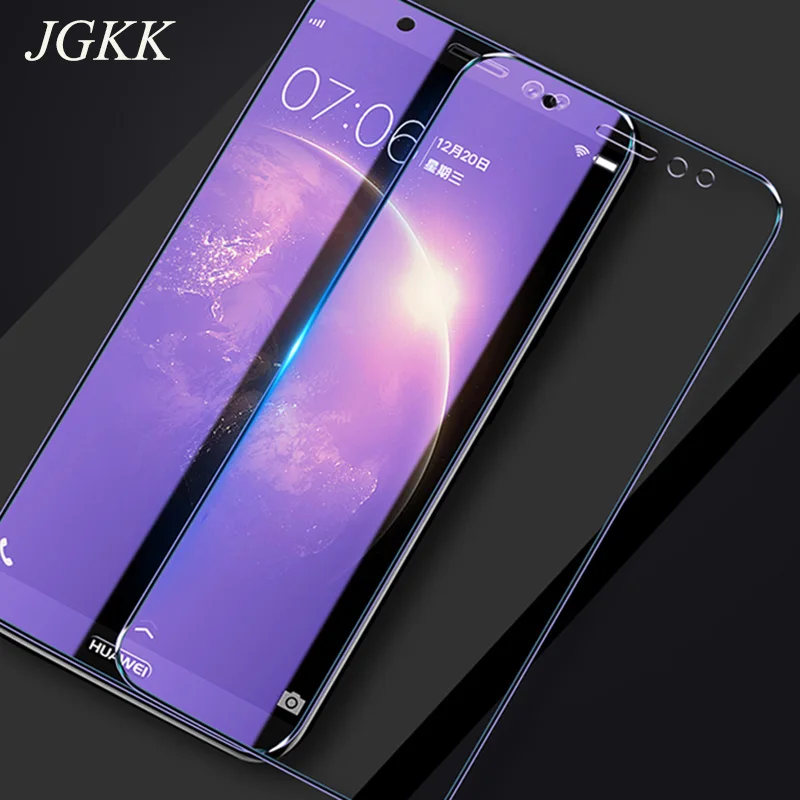 JGKK закаленное стекло для Xiaomi mi Max 2 3 анти синяя пурпурная пленка x 2S синий защитный