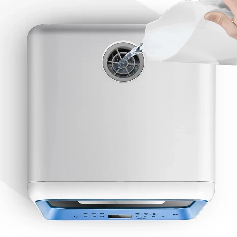 M3-T New home automatic brush bowl embedded desktop small dishwasher