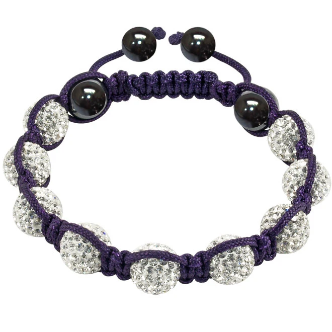 Микро Проложить CZ Диско Шар Ручной Работы Регулируемый Кристалл Шарм дружбы