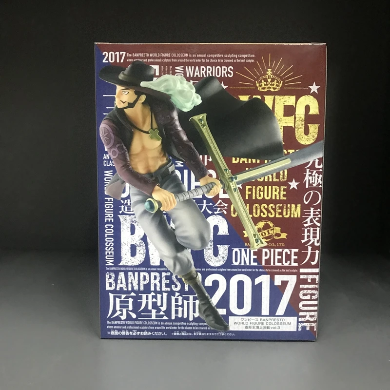 WSTXBD BANPRESTO оригинальный Одна деталь OP мир фигурка Колизей BWFC SC Mihawk ПВХ Фигурки