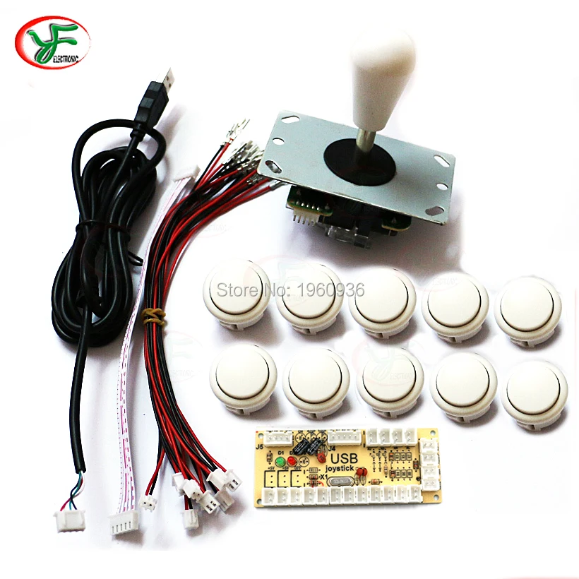 1 игрок с нулевой задержкой DIY USB к пк аркадные наборы для Jamma файтингов джойстик