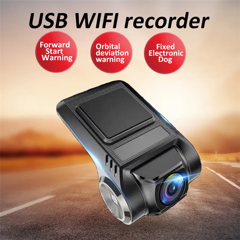 TOSPRA S500 ADAS Мини Автомобильный видеорегистратор камера Full HD LDWS Авто Цифровой видеорегистратор Dash Cam для Android dvr камера мультимедийный плеер - Название цвета: HD wifi