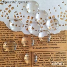 ZEROUP прозрачный стеклянный кабошон ручной работы 20 мм круглые принадлежности для ювелирных изделий Аксессуары ручной работы 20 шт.