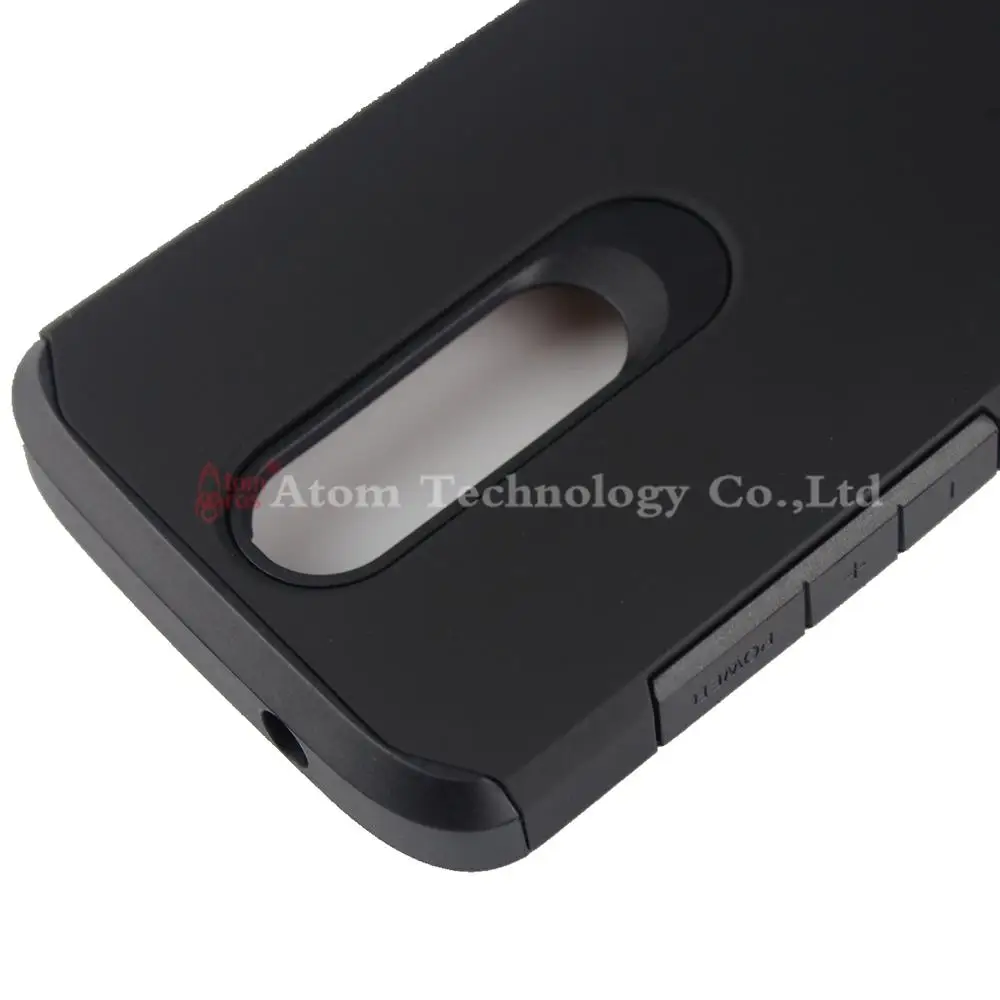 Тонкий Гибридный Двухслойный Противоударный Броня Резина Hard Case Для Motorola Moto X Force