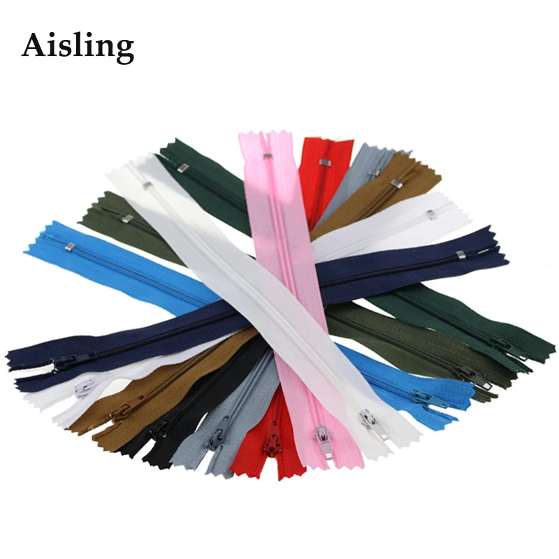 Aisling DIY ремесла длина 20 см красочные закрытые нейлоновые молнии для шитья брюк и сумки сумка Карандаш Чехол аксессуары P019